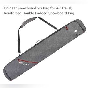 Unigear Snowboard Ski Bag for Air Travel, Reinforced Double Padded Snowboard Bag